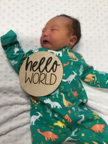 Newborn picture of Henry
