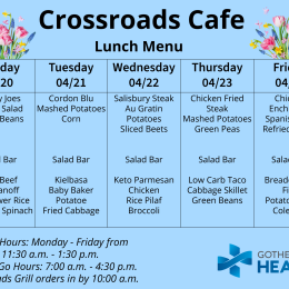 Lunch Menu April 20-24