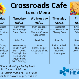 Lunch Menu August 10-14