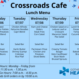 Lunch Menu July 6- 10