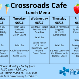 Lunch Menu June 15-19