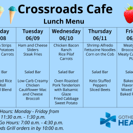 Lunch Menu June 8-12