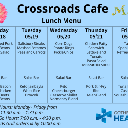 Lunch Menu May 18-22