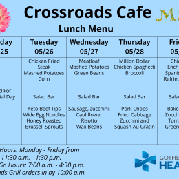 Lunch Menu May 25-29