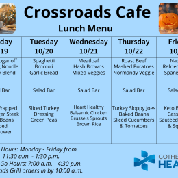Lunch menu for Oct. 19-23