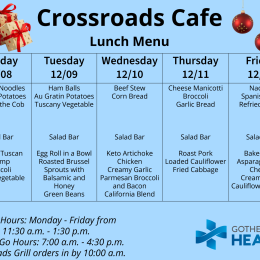 Lunch Menu Dec 8-12