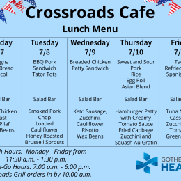 July 7-11 Lunch Menu 