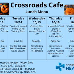 Lunch Menu Oct 13-17