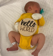 Newborn Photo of Gustav B. 