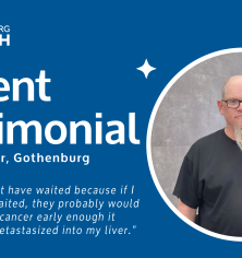 Cover photo for patient testimonial video