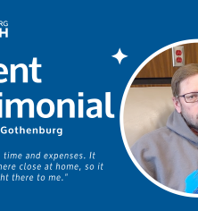 Patient Testimonial cover page