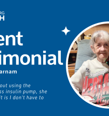 Cover photo for patient testimonial video