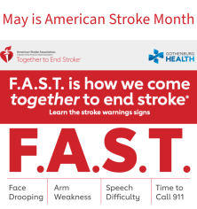 Stroke Month graphic