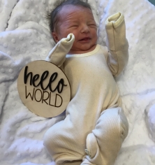 Newborn picture of Theo