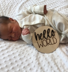 Newborn picture of Baylor