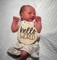Newborn photo of Bexlie Louise 