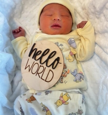 Newborn photo of Brigham Benjamin 