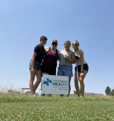 Gothenburg Health staff at golf tournament