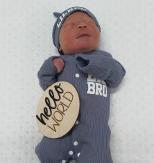 New born picture of Graham
