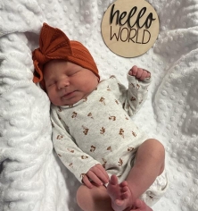 Newborn Photo of Grayson Jane 