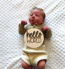 Newborn photo of Mabel Rose
