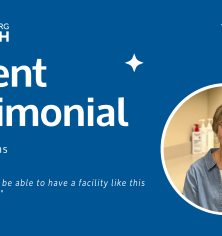 Cover photo for patient testimonial video