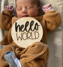 Newborn photo of Phoenix James 