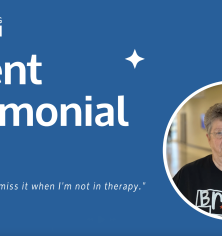 Cover photo for patient testimonial video