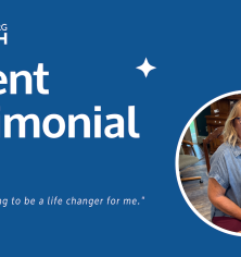 Cover photo for patient testimonial video