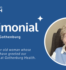 Cover photo for patient testimonial video