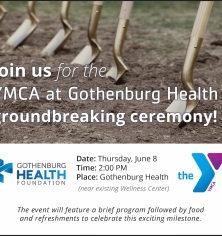 YMCA at Gothenburg Health Groundbreaking Ceremony
