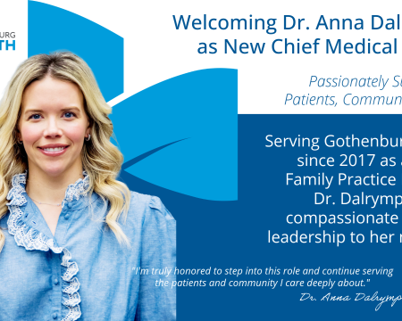 Graphic announcing new CMO