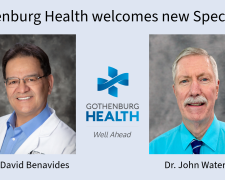 Welcome graphic for Dr. Benavides and Dr. Waters