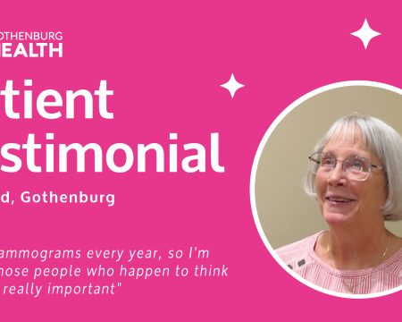 Cover photo for patient testimonial video