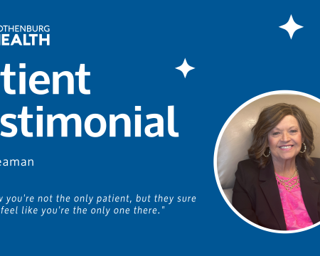 Cover photo for patient testimonial video