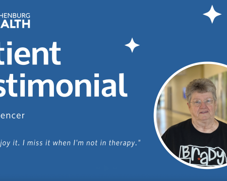 Cover photo for patient testimonial video