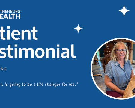 Cover photo for patient testimonial video