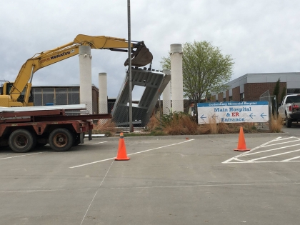 Construction Changes to the Front Entrance 