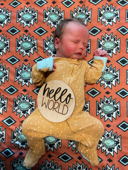 Baby photo of Joey LeVan Tuff