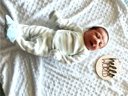 Newborn photo of Kassius Joseph 