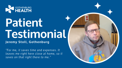 Patient Testimonial cover page