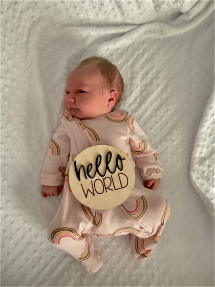 Newborn Photo of Stella Carleen