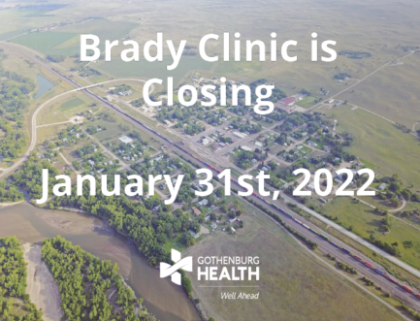 Brady Clinic is Closing