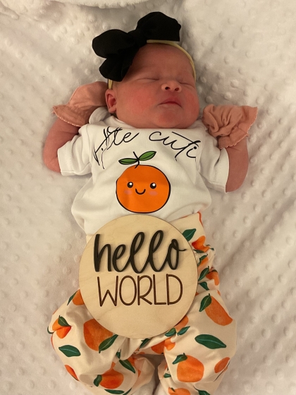 Newborn Photo of Brynlin Rae 