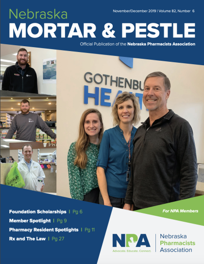 Clinical Pharmacist Niki Salomon & Pharmacy Director Rick Zarek Featured in Nebraska Mortar & Pestle Magazine