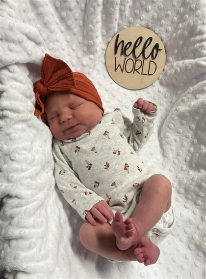 Newborn Photo of Grayson Jane