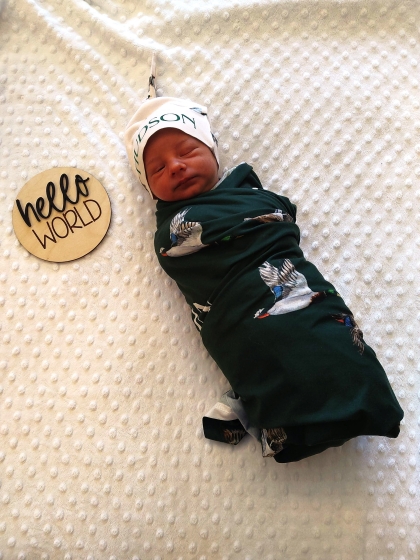 Newborn Photo of Hudson Joseph 