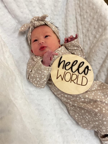 Newborn Photo of Merritt Claire 