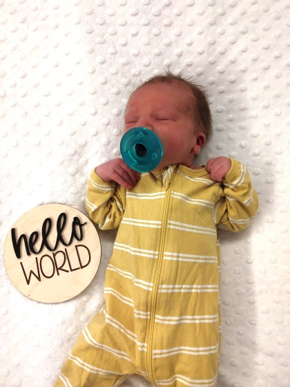 Newborn Photo of Morgan Bud 