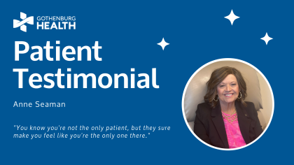 Cover photo for patient testimonial video